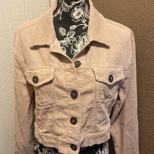 Love Tree corduroy cropped jacket